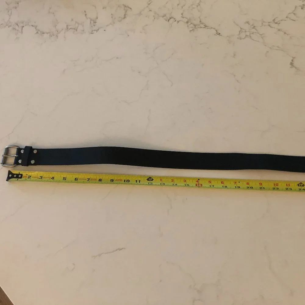 Men's GNW Black Bonded Leather Belt